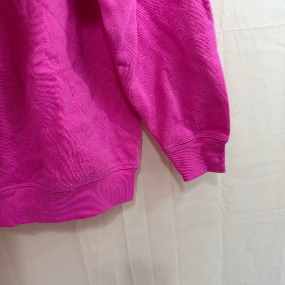 PINK Victoria's Secret Pink Crewneck Ivy Fleece Oversized Sweatshirt Small - Picture 6 of 8
